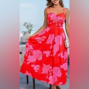 NWT CUPSHE FLORAL MAXI DRESS